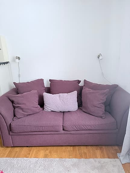Bäddsoffa, kommer från ett garanterat djur- och rökfritt hem