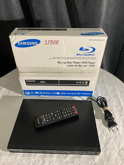 Samsung BD-J4500R Blu-ray Disc-spelare svart