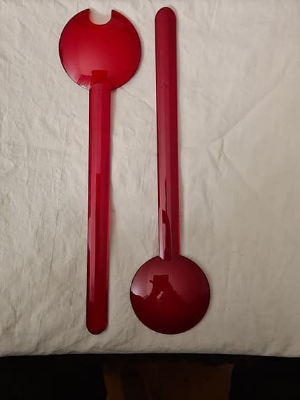 1 par salladsbestick från Tupperware