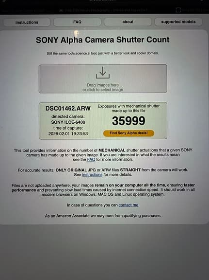 Sony A6400 kamerahus med tillbehör