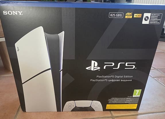 Sony PlayStation 5 Digital Edition Spelkonsol 825 GB Vit