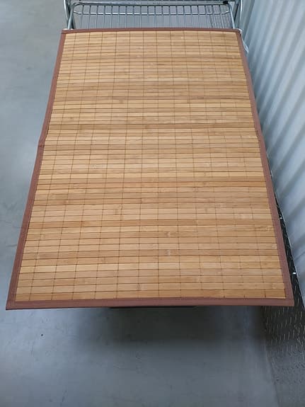 Badrumsmatta, bambu