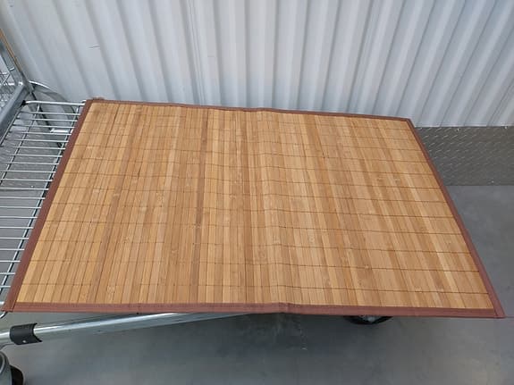 Badrumsmatta, bambu
