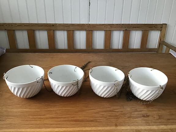 4 amplar från Gustavsberg