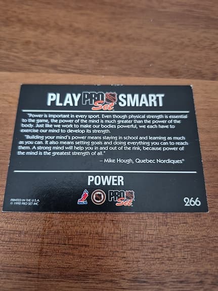261-5/ 3 st Hockeybilder Play Pro Smart