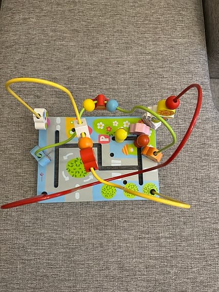 BRIO leksakspaket aktivitetsbräda lastbil och bultbräda färgglad plast och trä