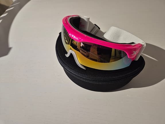 Exel sportglasögon rosa med spegellins