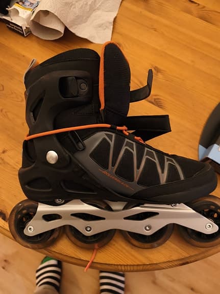 Inlines rullskridskor storlek 43 svart/orange