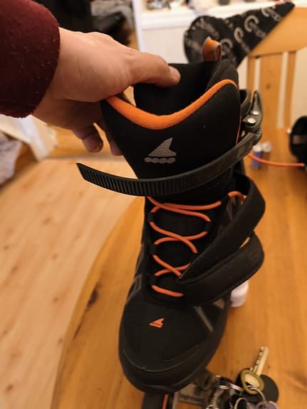 Inlines rullskridskor storlek 43 svart/orange