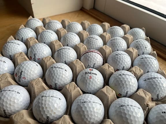 30 st Wilson duosoft golfbollar i bra skick