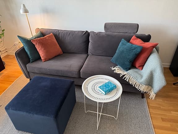 Mio county soffa antracitgrå i fint skick