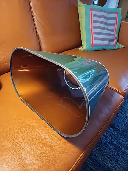 Lampskärm rektangulär grön plast