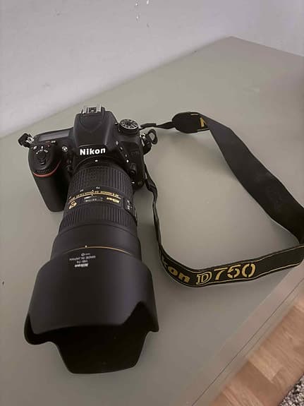 Nikon D750 + AF-S 24-70mm f/2.8G ED VR – Proffspaket (Fullformat)