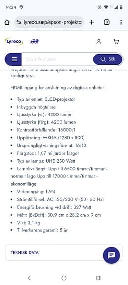Ny projektor