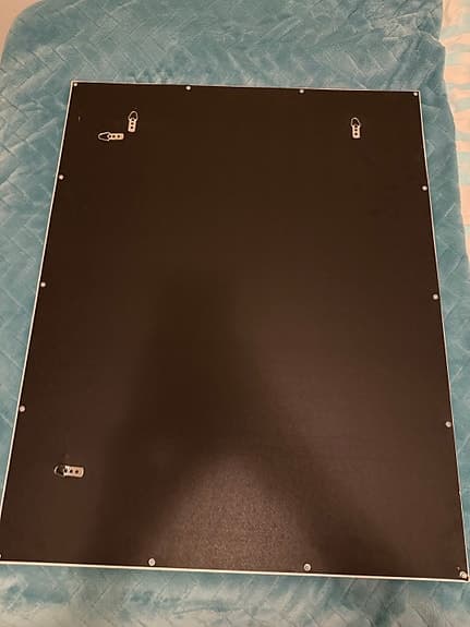 IKEA spegel vit rektangulär ram