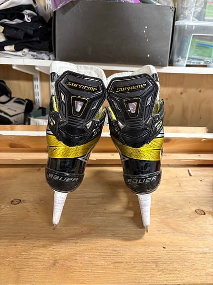 Bauer Supreme 3S ishockeyskridskor barn storlek 34 svart/gul
