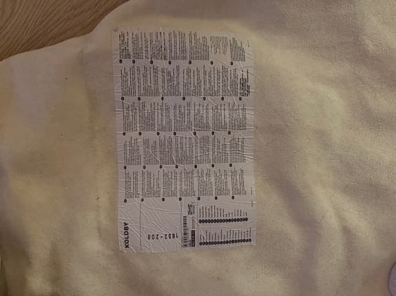 IKEA KOLDBY äkta kohud – svart koskinnsmatta – stor & exklusiv