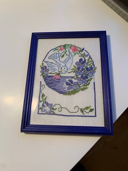 Broderad tavla