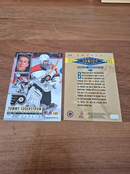 262-1/ 13 st Hockeybilder Målvakter