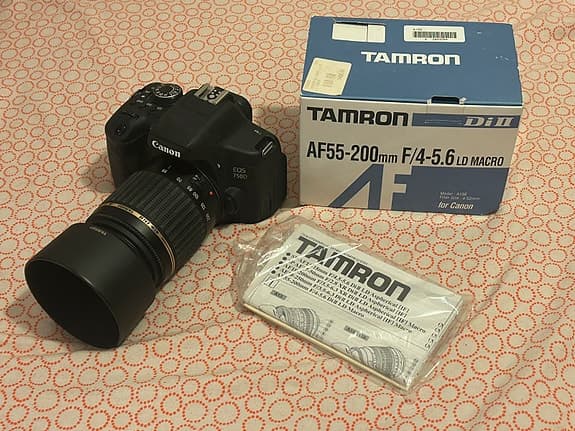 Tamron AF55-200 f/4-5.6 LD macro Di II Objektiv för Canon