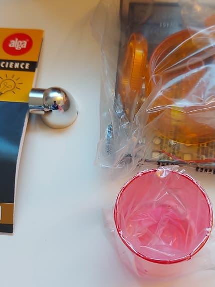Alga Science Electro Alarm byggset pedagogisk elektronik lärleksak 8+