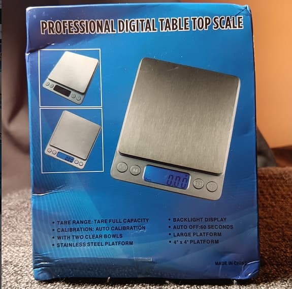 Professional Digital Table Top Scale digital köksvåg rostfritt stål 0.1g-3kg