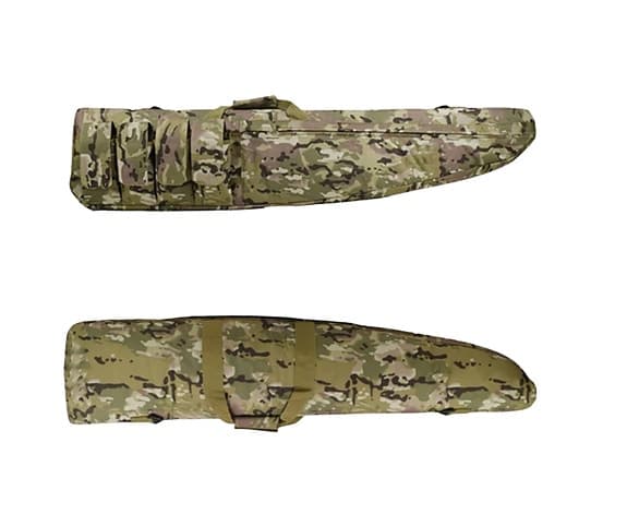 Vadderad transportväska i slitstark camouflage-canvas med bärhandtag (Fri frakt)