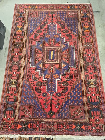 Handknuten persisk vintage-matta – ca 130 × 200 cm