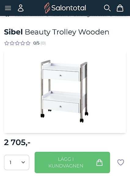 Två stycken helt nya små bord.