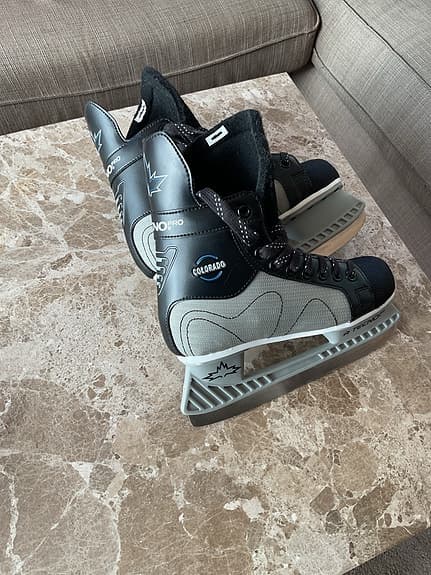 Tecno Pro ishockeyskridskor barn storlek 31 svart/grå