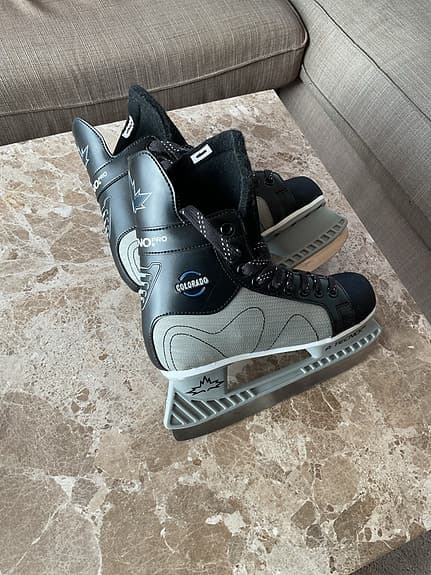 Tecno Pro ishockeyskridskor barn storlek 31 svart/grå