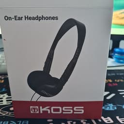 2 stycken Koss KPH5 On-Ear Headphones med justerbart huvudband och lätt design