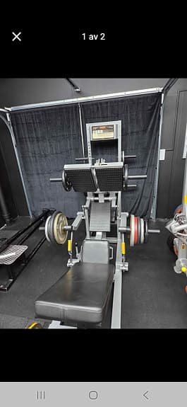 Stabil och robust benpress