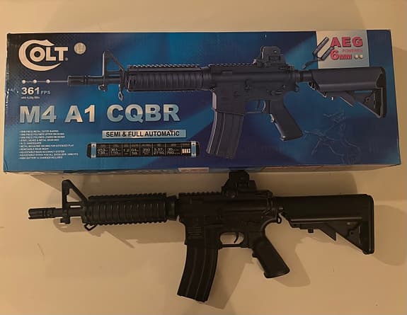 Soft air Gun.Colt M4A1 CQBR