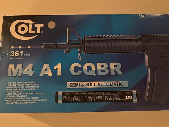 Soft air Gun.Colt M4A1 CQBR