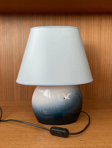 Bordslampa måsen ”Nittsjö Sweden” vintage