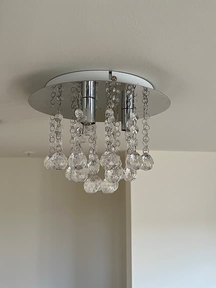 Kristallkrona taklampa