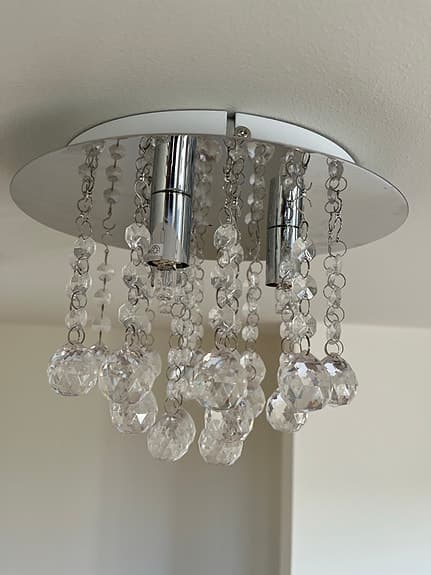 Kristallkrona taklampa