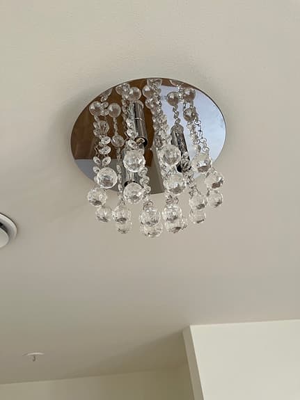 Kristallkrona taklampa