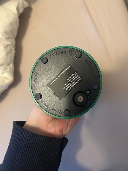 Flowerpot bordslampa grön