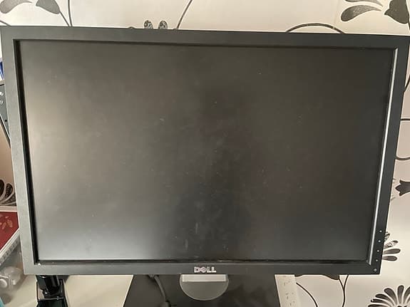 IKEA skrivbord med överdel och låda vit