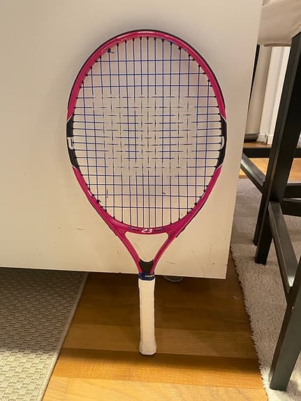 Wilson tennisracket junior rosa med fodral, 23 tum