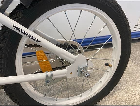 Kayoba Siege barncykel 16" vit