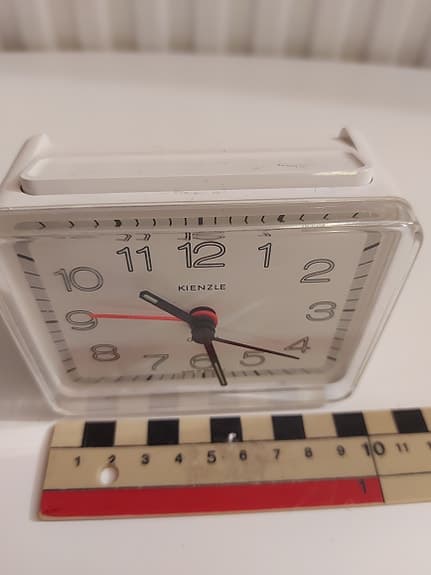 Kienzle vintage bordsur alarm fungerar 80-tal samlar dekorativ bord