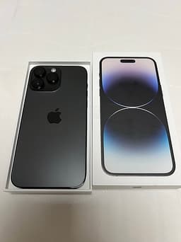 Apple iPhone 14 Pro Max mobiltelefon svart