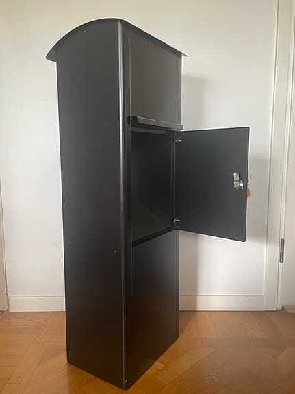 Berglund postlåda m200b svart fristående