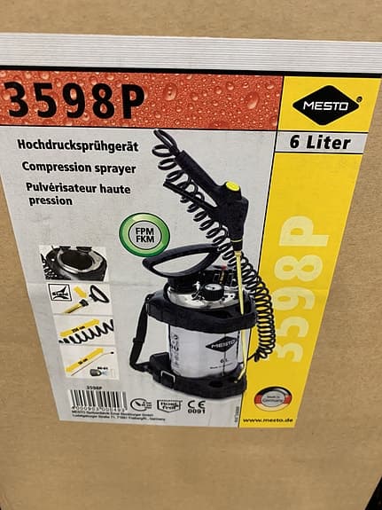 Mesto 3598P högtrycksspruta 6 liter NY!
