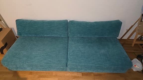Bellus Infinity turkös soffa - en del av två
