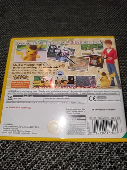 Nintendo 3DS Detective Pikachu spel
