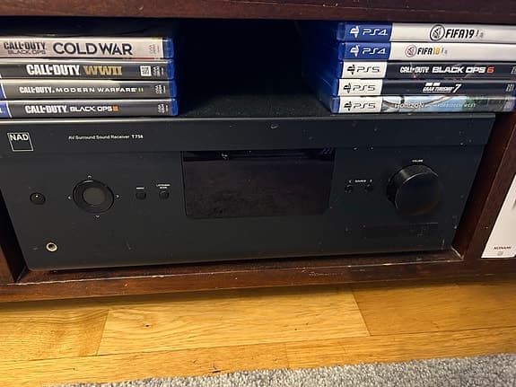 Nad T758 hemmabioreceiver svart mint condition